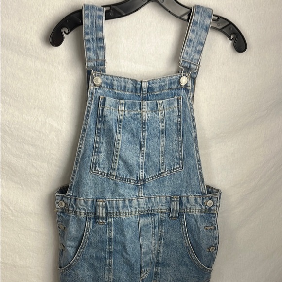 We the free Denim skirt Overalls small Bardot - Picture 5 of 10
